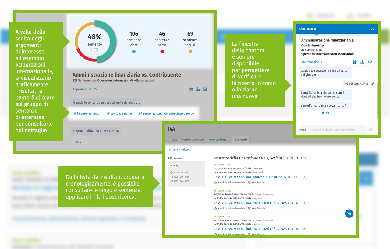 lista risultati giurimetria
